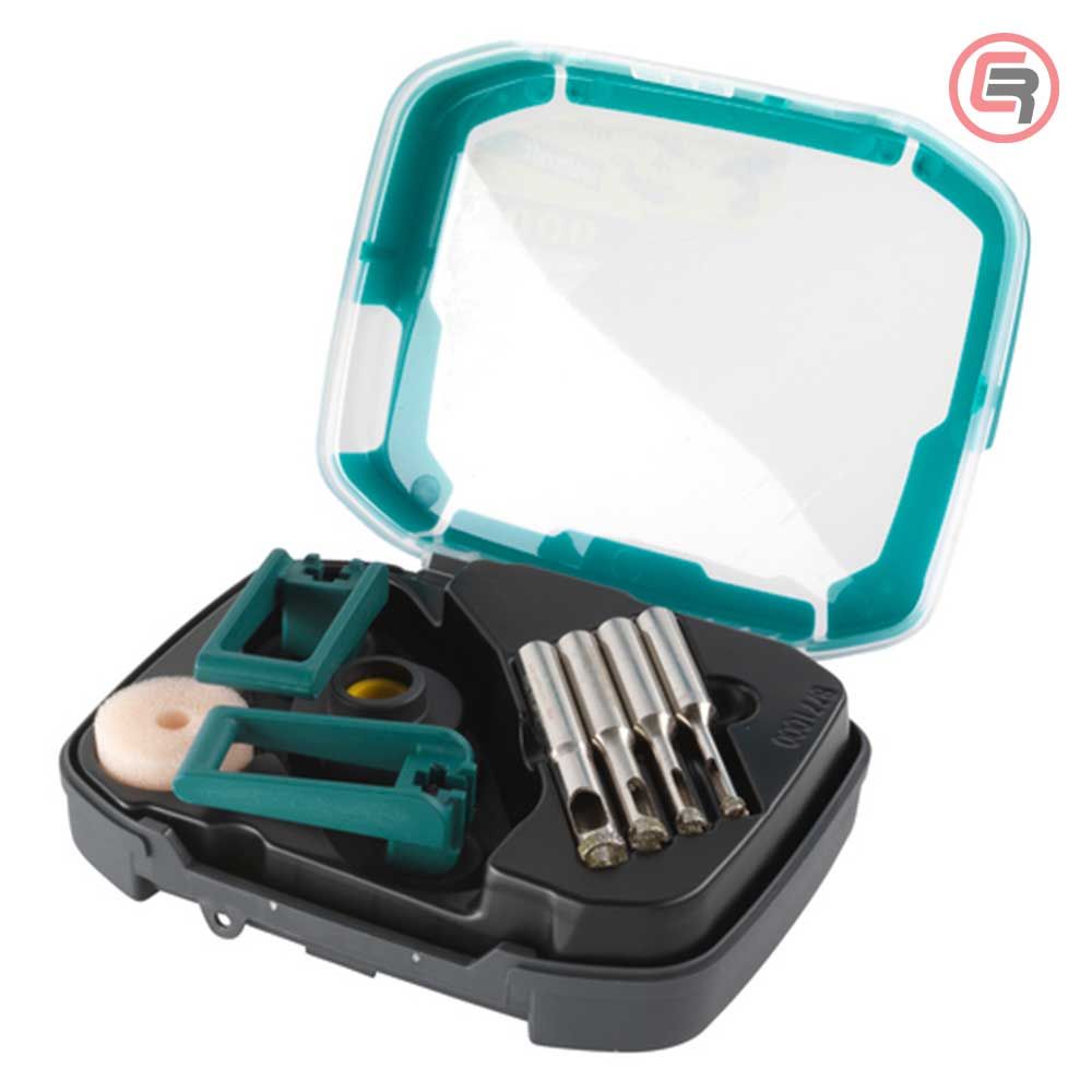 Wolfcraft Set Dijamantnih Kruna Za Keramiku fi 5 - 10 mm Sa Držačem "Ceramic" / 5 dijelna - 8771000 slika 1