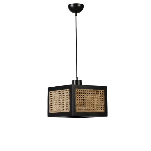 Kumsal Büyük Tekli Siyah Rattan Avize Rattan
Black Chandelier slika 2