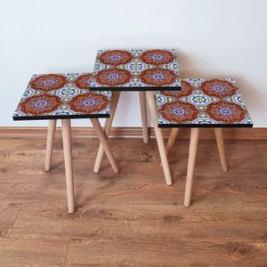 Set Nesting Stolova (3 Komada) - Višebojni