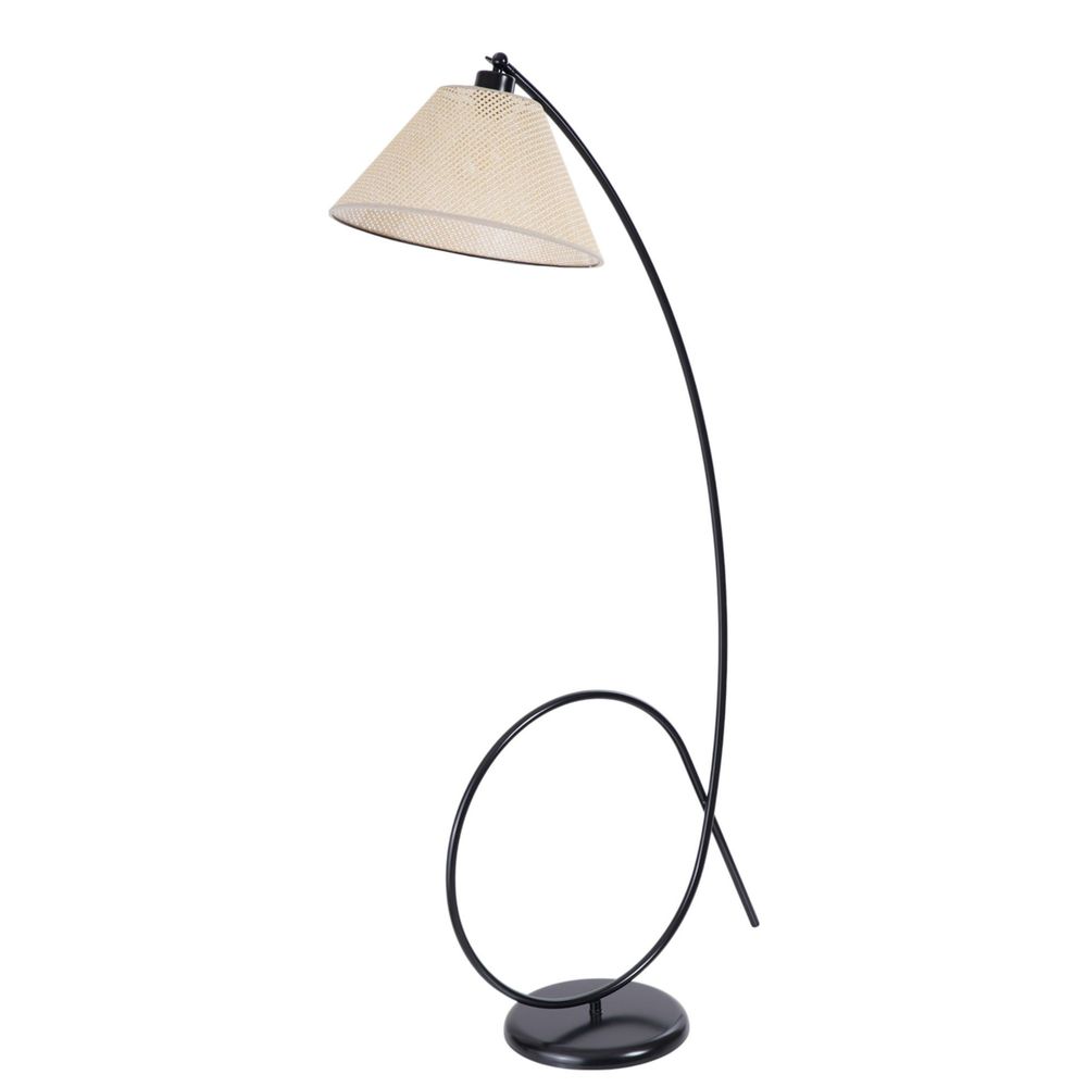 Opviq Podna lampa 316, krem, crna slika 2