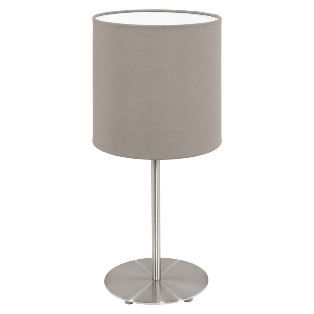 Eglo Pasteri Stolna Lampa - E14, Visina 275 mm, Nikl-Mat/Siva slika 1
