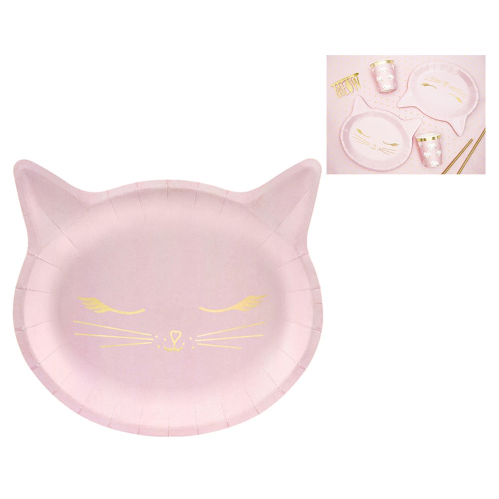 TPP42 Papirni tanjir Cat 22x20cm, 6kom slika 1