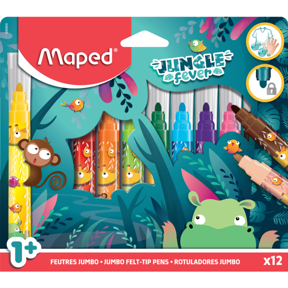 Maped Flomasteri 12/1 JUNGLE FEVER  slika 1