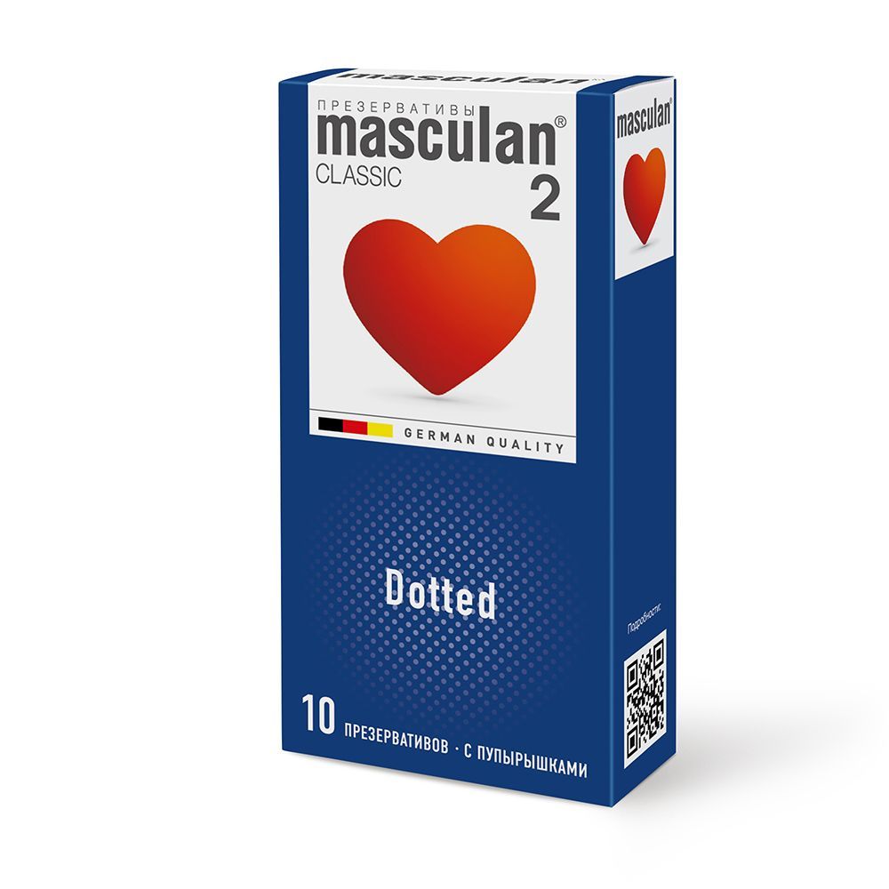 Masculan kondomi Dotted 10/1 slika 1