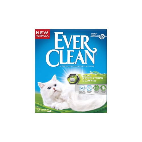 EverClean Extra Strong Scented 6 L, posip za mačke slika 1