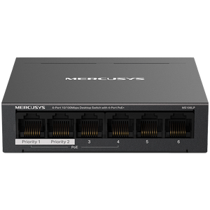 Mercusys MS106LP 6-Port Desktop Switch sa 4-Port PoE+