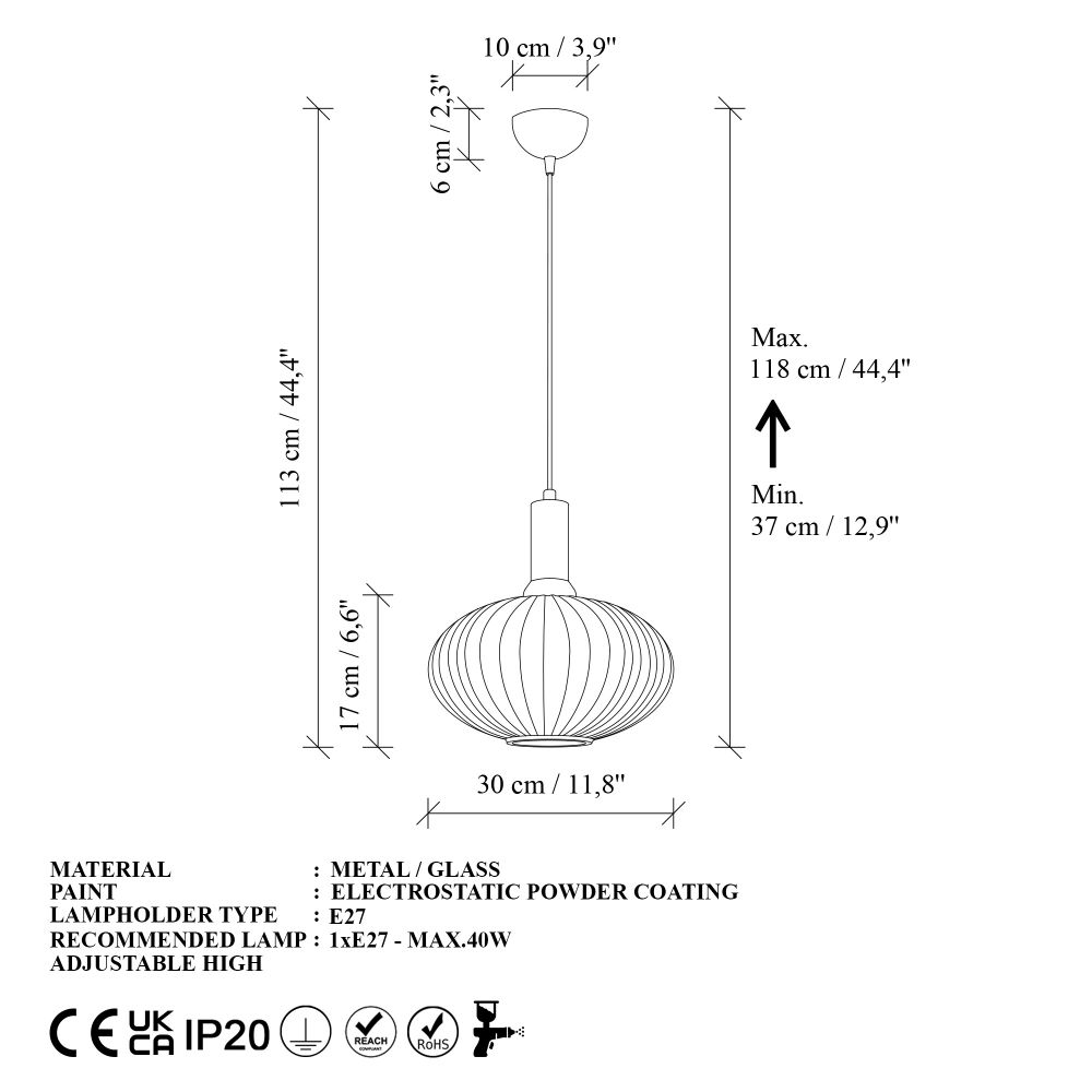 Luster Asker – 15182 – boje: crna slika 9