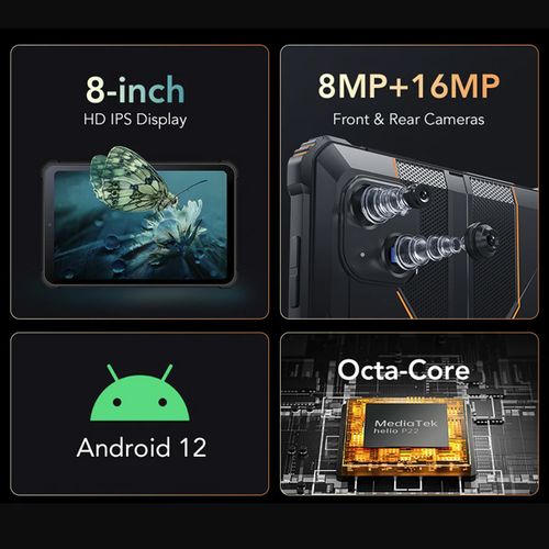 Oukitel RT3 Tablet Rugged 4G/4GB/64GB/5150mAh/GPS/BT/DualSIM/Andr 12 slika 8