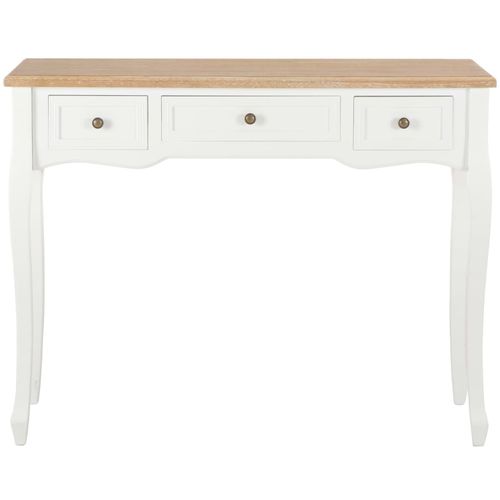 280044 Dressing Console Table with 3 Drawers White slika 3