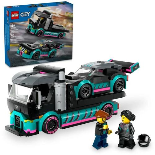 Playset Lego 60406 Race Car and car carrier truck slika 1