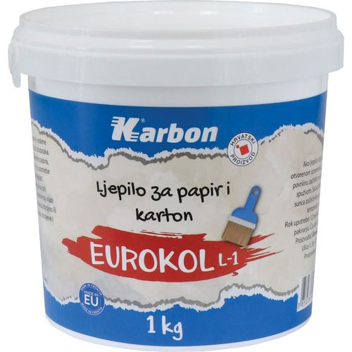 Ljepilo EUROKOL L-1 1kg slika 1