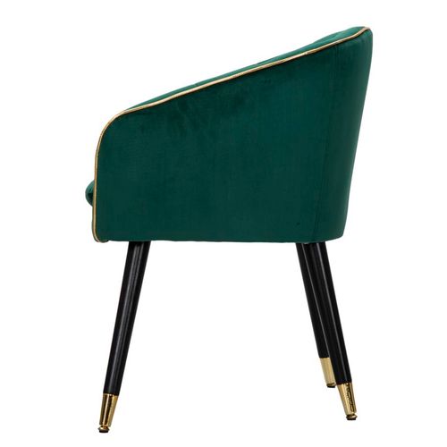 Mauro Ferretti Fotelja Paris verde-gold cm 62x58x78 slika 4