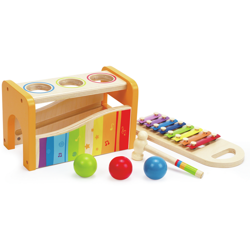 Hape Drvena igračka loptice i ksilofon E0305D  slika 1