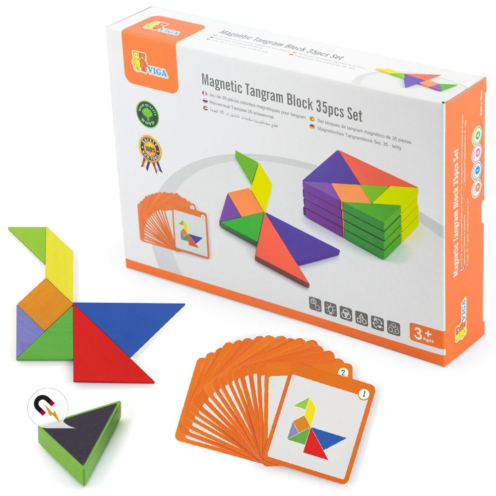 Viga tangram drvena puzzle igra FSC certifikat slika 7