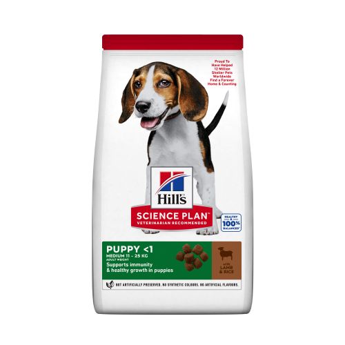 Hill's™ Science Plan™ Pas Puppy Medium s Janjetinom i Rižom, 2,5 kg slika 3