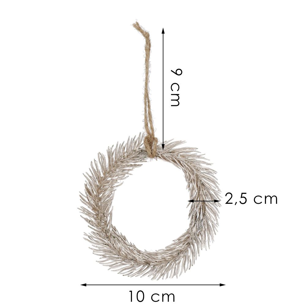 Ca1209 božićni ukras 10 cm slika 1