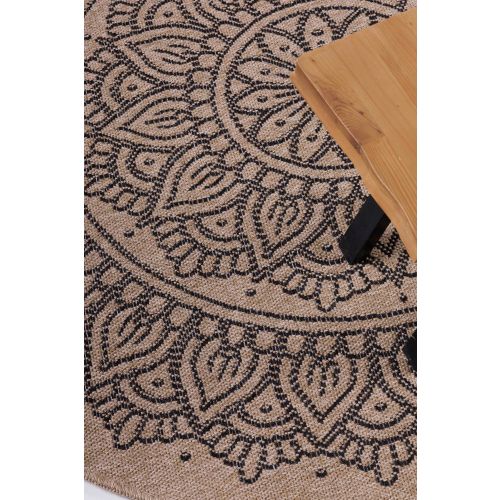 Tepih Conceptum Hypnose 08872A - Crna Krem (200 x 200 cm) slika 4