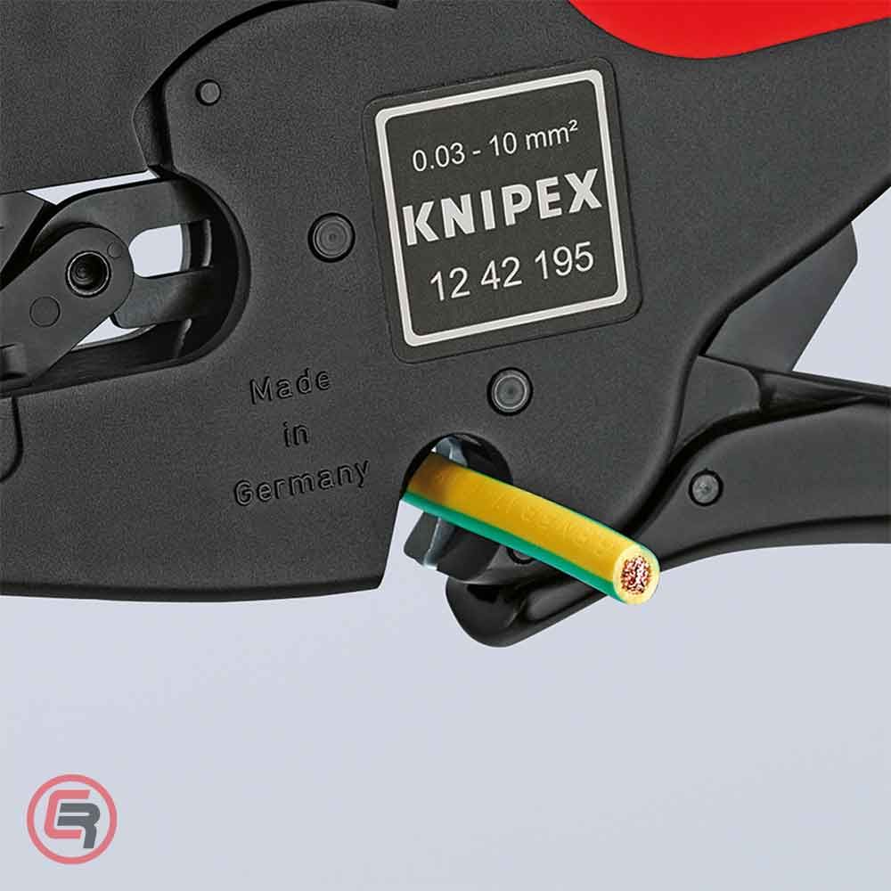 Knipex Kliješta Za Skidanje Izolacije MultiStrip 10 / 0,03 - 10,0 mm2 Automatska – 12 42 195 slika 8
