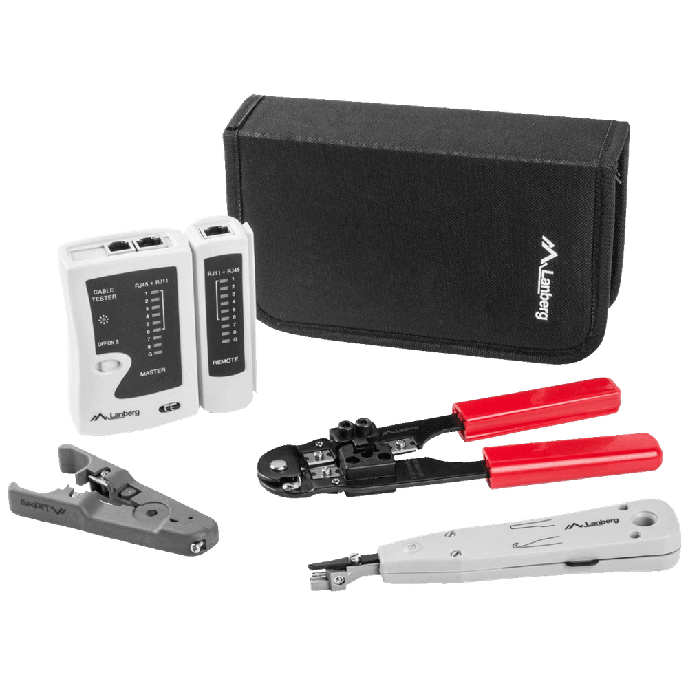 Lanberg Alat za motažu LAN i telefonskih konektora, set - NT-0301 slika 1