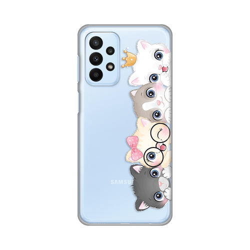 Torbica Silikonska Print Skin za Samsung A235F Galaxy A23 4G/5G Cats slika 1