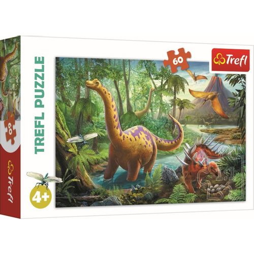 TREFL puzzle dinosauri, 60 kom 17319 slika 1