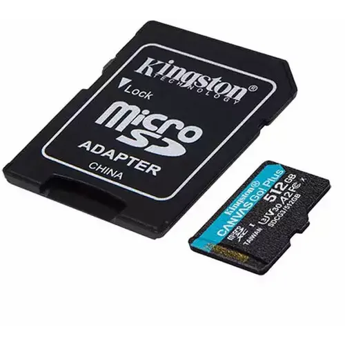 SD Card 512GB Kingston Canvas Go! Plus sa adapterom SDCG3/512GB slika 3