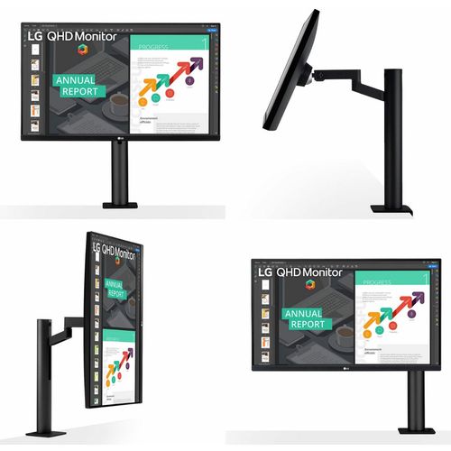 Monitor LG 31,5" 32UN880, UHD, HDMI, DP, USB-C, ergo slika 1
