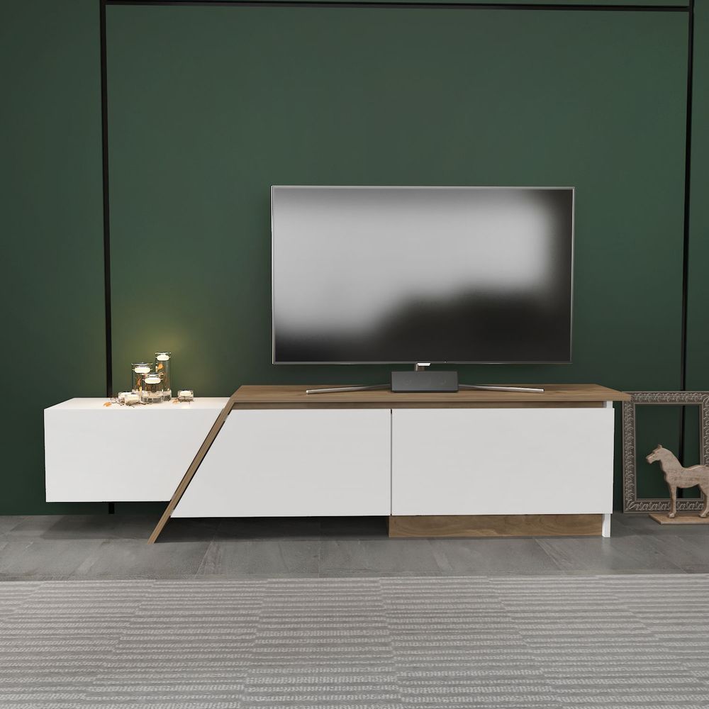 TV Stalak Zonas - Bijela i Orahova Boja slika 2