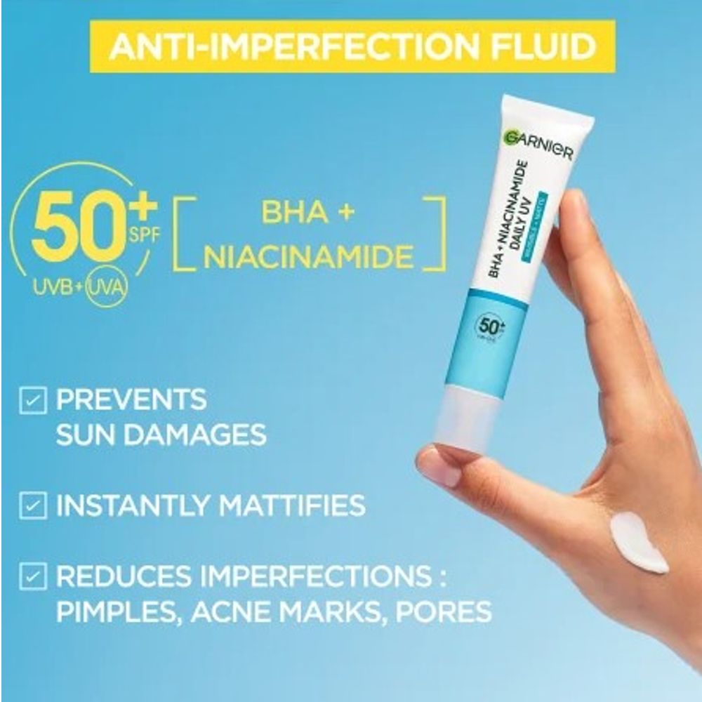 Garnier pure active niacinamid tečnost spf50+ 40ml slika 3