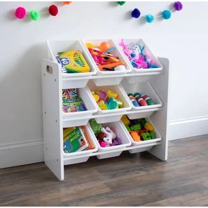 Kinder Home Dječija polica za igračke, Bijela