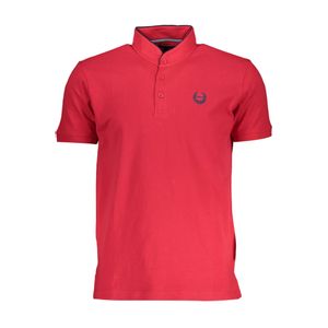 GIAN MARCO VENTURI MEN'S POLO SHORT SLEEVE RED