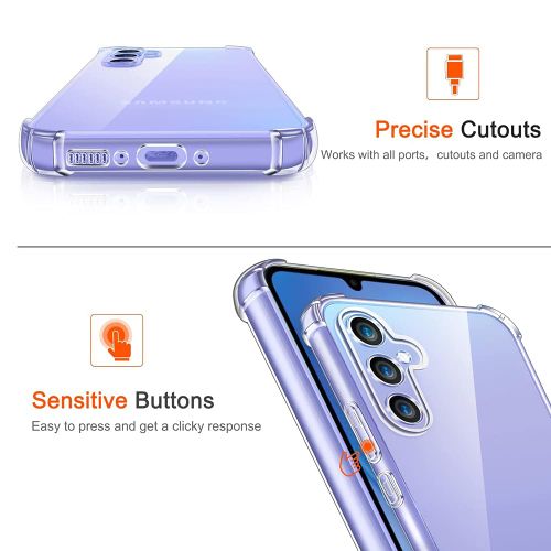 Techsuit Shockproof Clear Silicone prozirna maskica otporna na udarce za Samsung Galaxy A55 5G slika 4