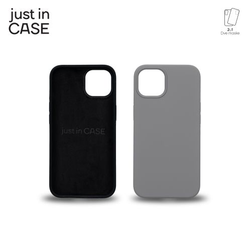 2u1 Extra case MIX PLUS paket CRNI za iPhone 13 slika 2