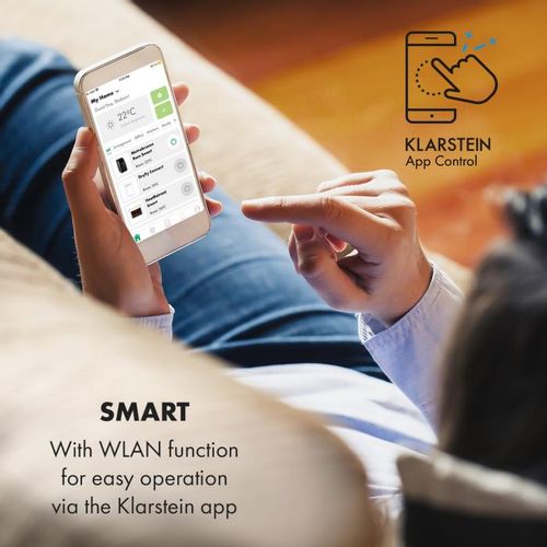 Klarstein Metrobreeze Rom Smart prijenosna klima, Crna slika 5