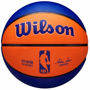 Wilson nba team city edition new york knicks out ball wz4024220xb
