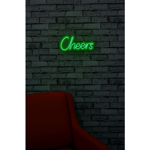 Wallity Ukrasna plastična LED rasvjeta, Cheers - Green slika 2