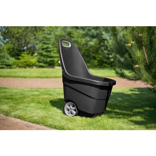 KETER vrtna kolica Easy Go XL siva 62L, svjetlo zelena boja slika 1