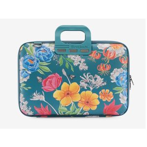 Torba BOMBATA Peonia  15,6"/16" - Limited Edition  Teal blue