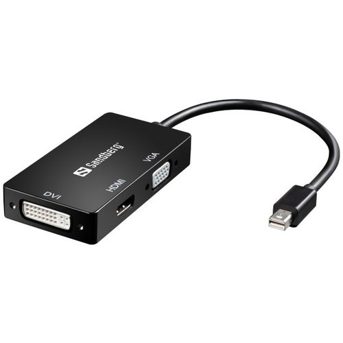 Adapter Sandberg Mini DisplayPort - HDMI/DVI/VGA 509-12 slika 1