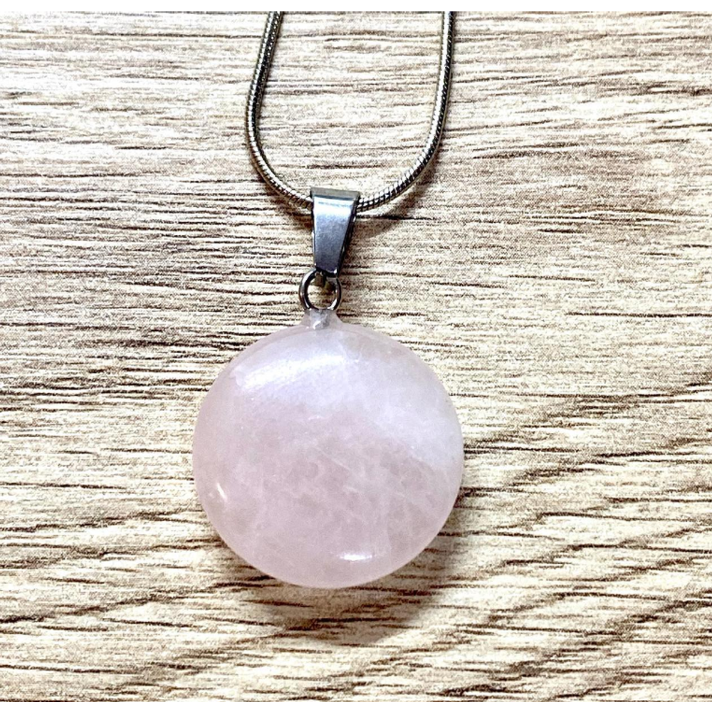 Poludrago kamenje Ogrlica - Rozenkvarc slika 1