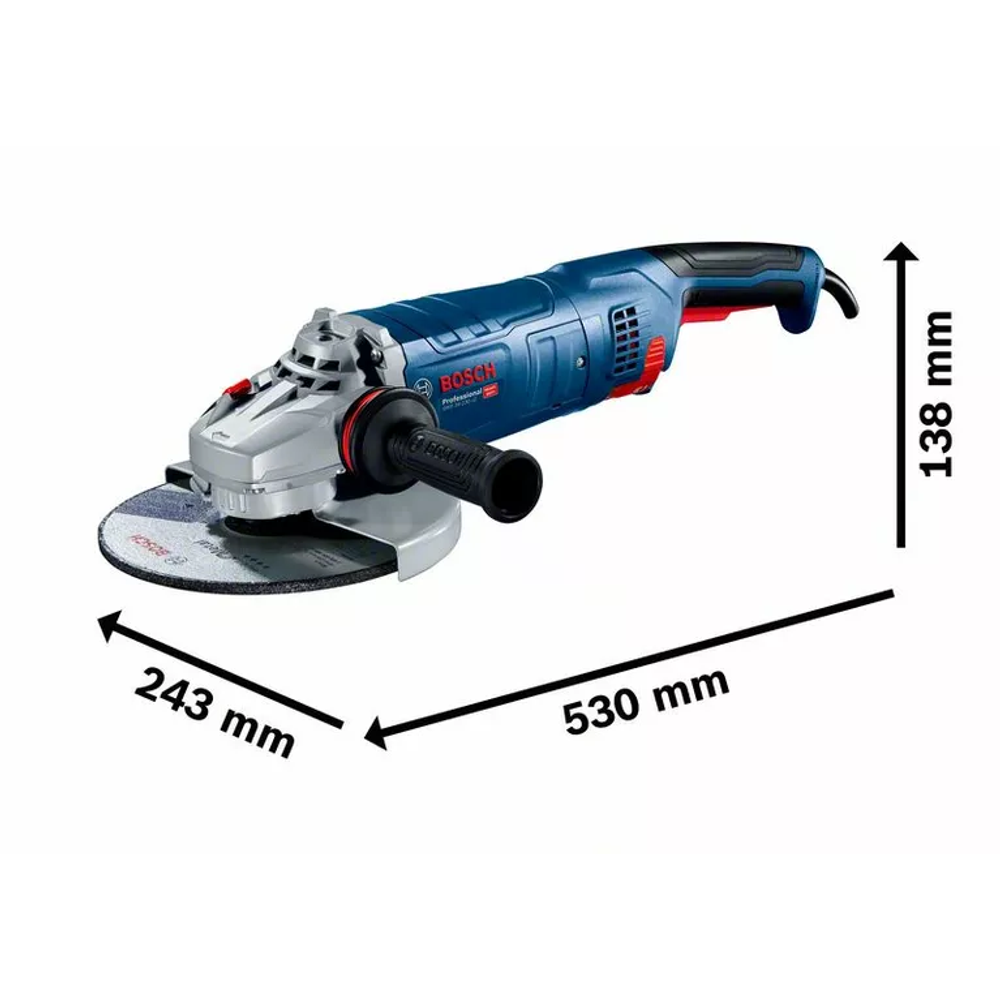 BOSCH Ugaona brusilica GWS 24-230 JZ Professional slika 4