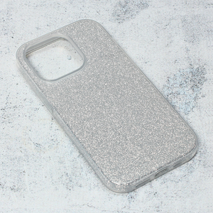 Maska Crystal Dust za iPhone 14 6.1 Pro srebrna