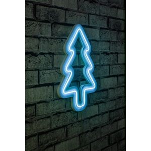 Wallity Ukrasna plastična LED rasvjeta, Christmas Pine - Blue