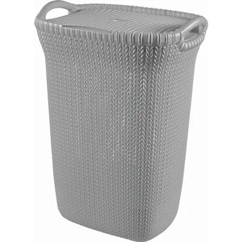 Curver Knit Korpa za veš 57L siva slika 1