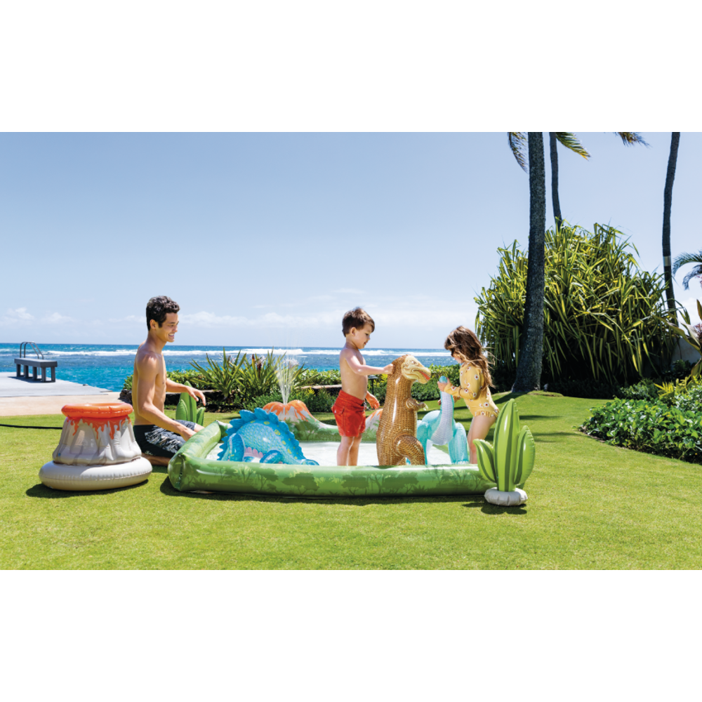 Intex Jurassic Adventure - centar za igru dimenzije: 2,01 m x 2,01 m x 36 cm 56132NP slika 3
