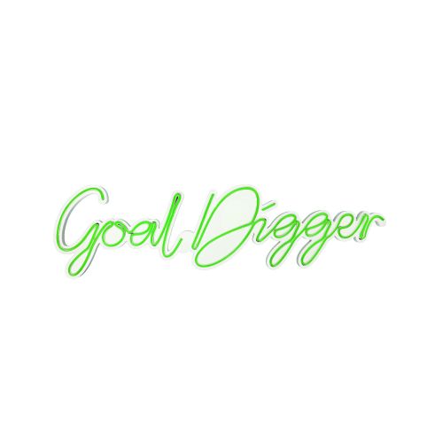 Wallity Ukrasna plastična LED rasvjeta, Goal Digger - Green slika 5