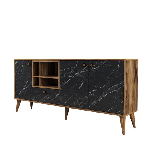 Woody Fashion Konzola, Napoli - Black Marble slika 6