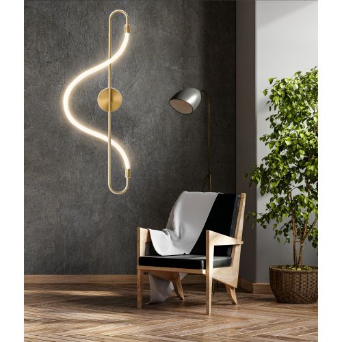 TOOLIGHT APP858-W Long Gold LED zidna svjetiljka slika 9