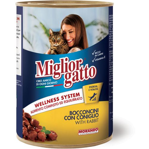 Miglior hrana za mačke u limenci, Kunić, 405 g slika 1