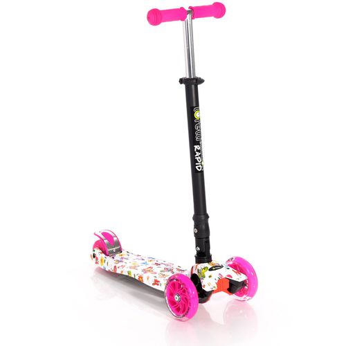 LORELLI RAPID Romobil za Djecu  Pink Butterfly (do 50kg/5god+) slika 1